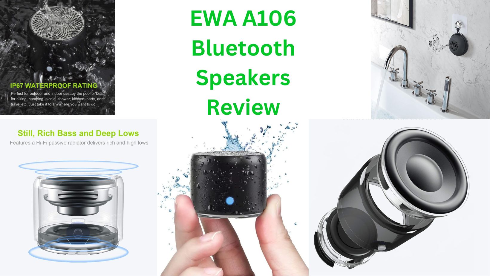 EWA A106 Bluetooth Speakers Review