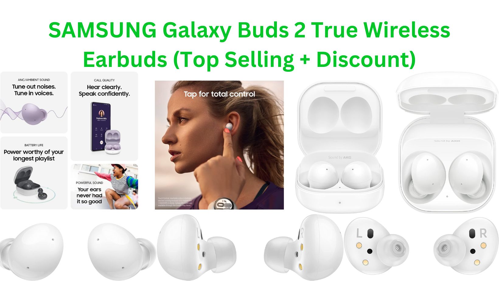 SAMSUNG Galaxy Buds 2 True Earbuds (Top Selling + Discount)