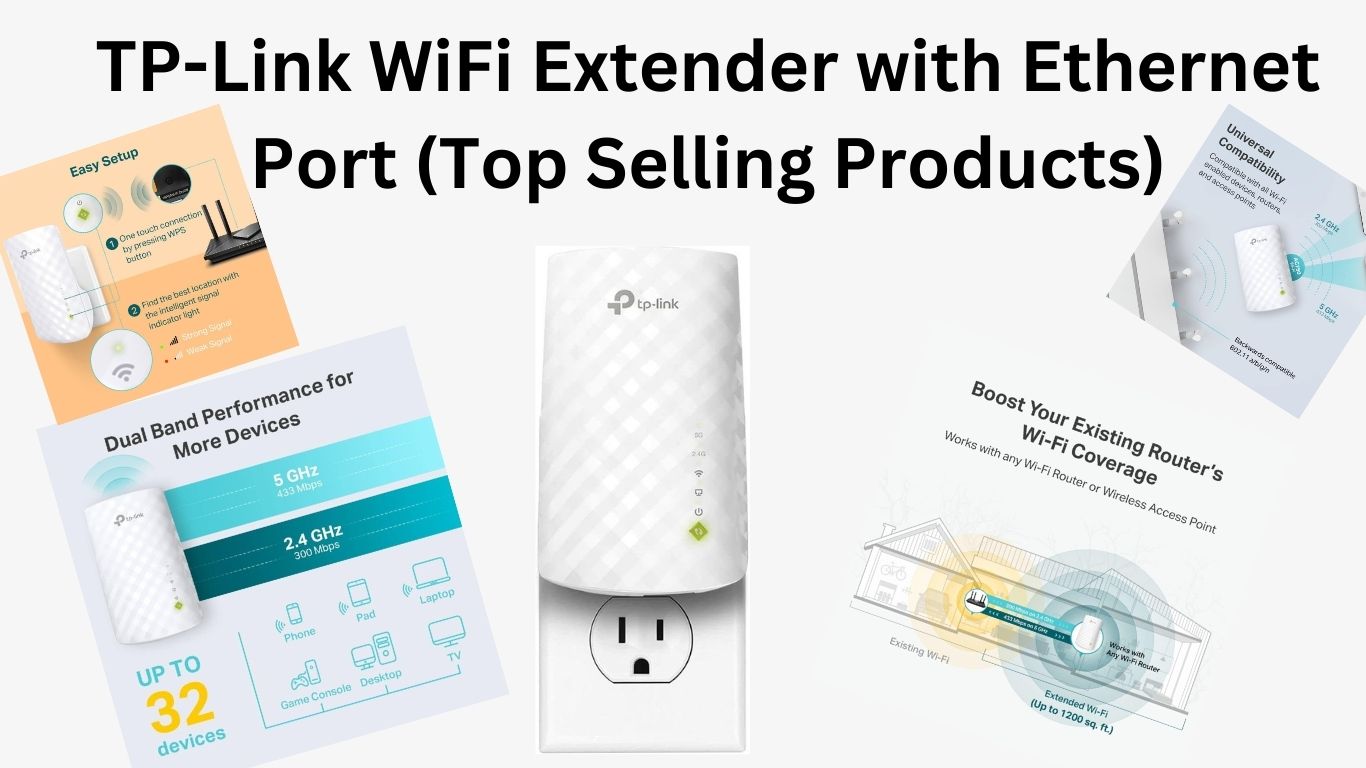 TP-Link WiFi Extender with Ethernet Port (Top Selling Products)