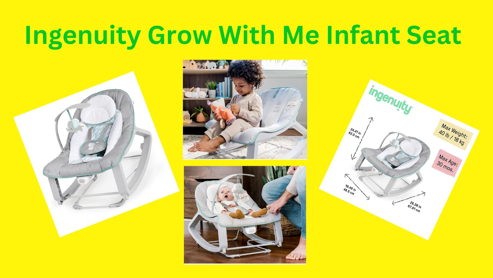 Ingenuity Grow With Me Infant Seat