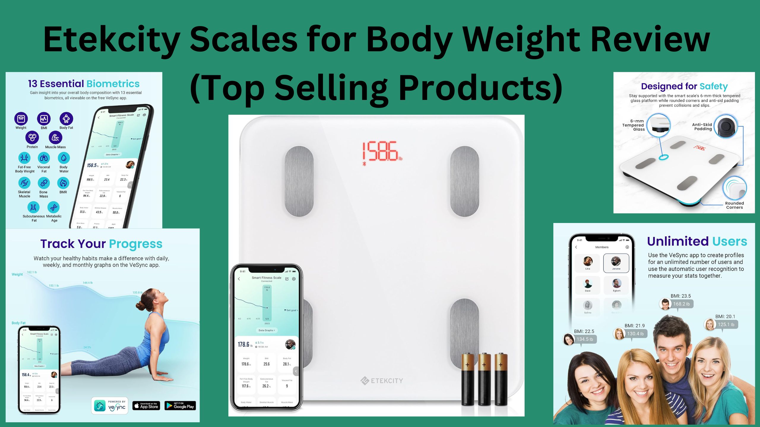 Etekcity Scales for Body Weight Review (Top Selling Products)