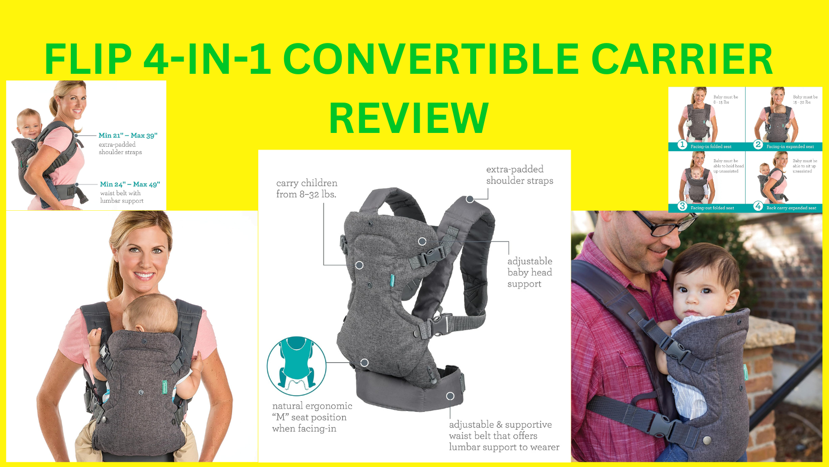 FLIP 4-IN-1 CONVERTIBLE CARRIER REVIEW
