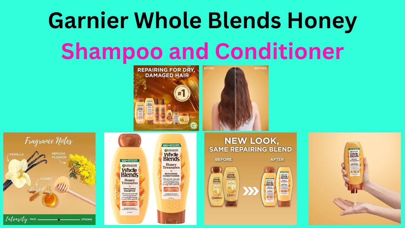 Garnier Whole Blends Honey Shampoo and Conditioner