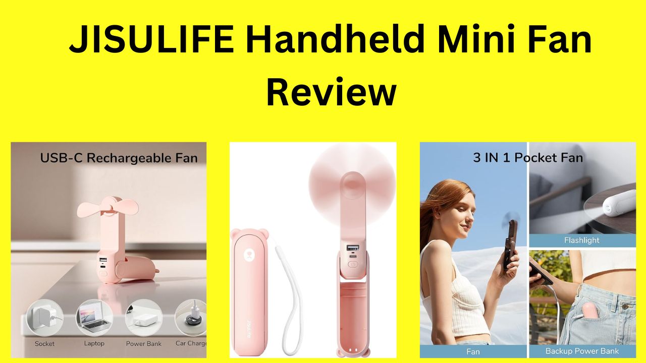 JISULIFE Handheld Mini Fan Review