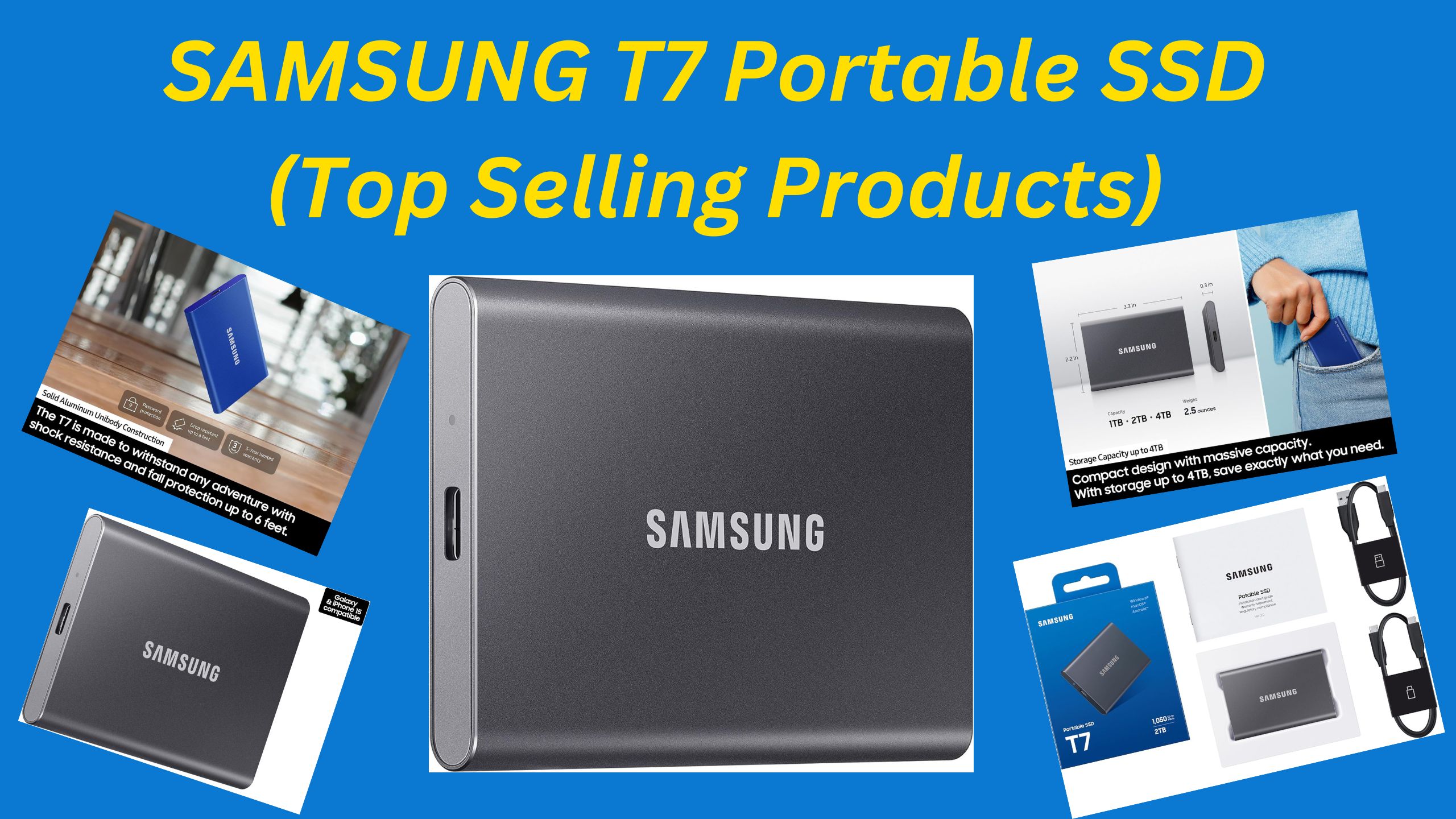 SAMSUNG T7 Portable SSD (Top Selling Products)