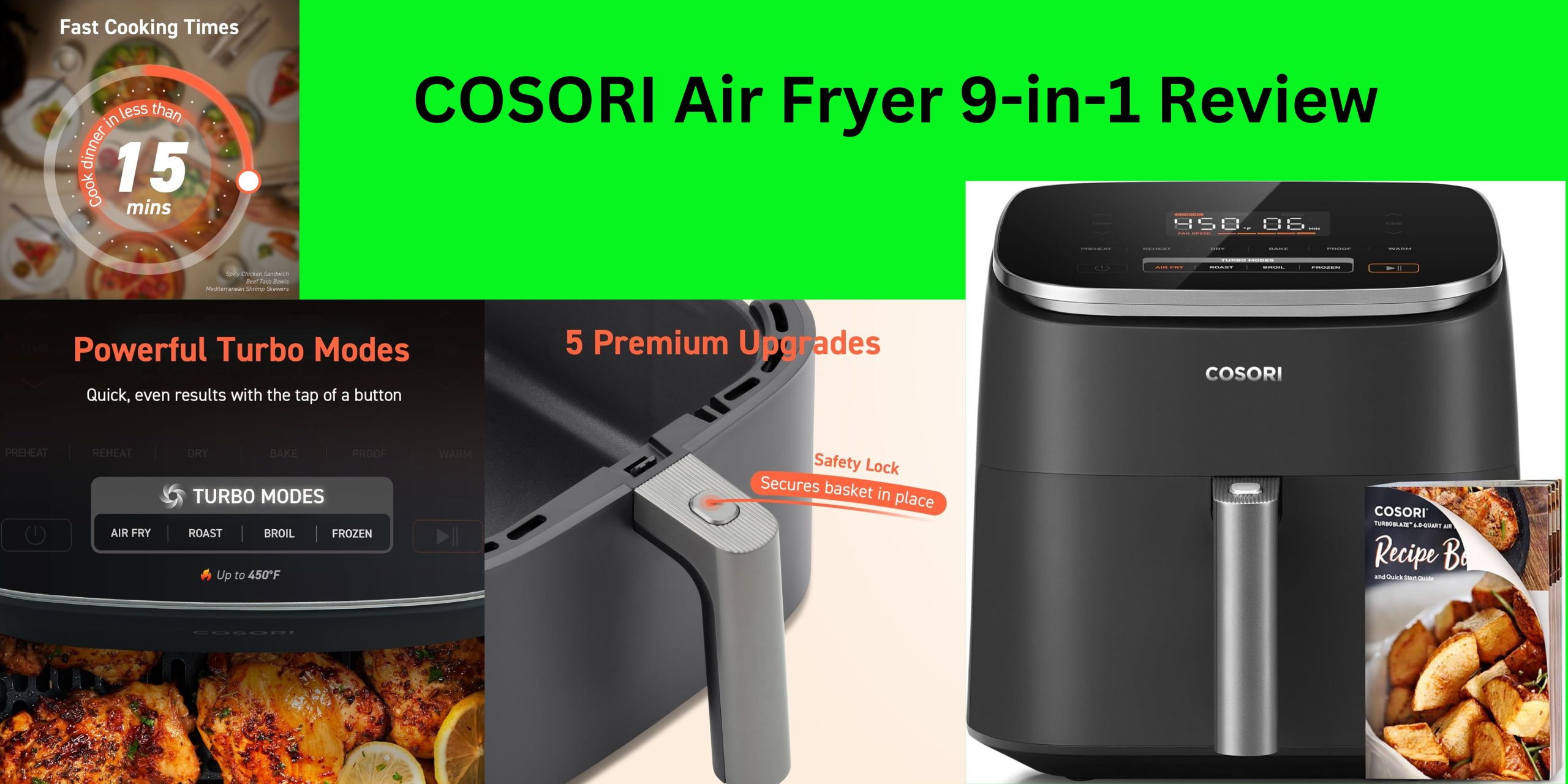 COSORI Air Fryer 9-in-1 Review