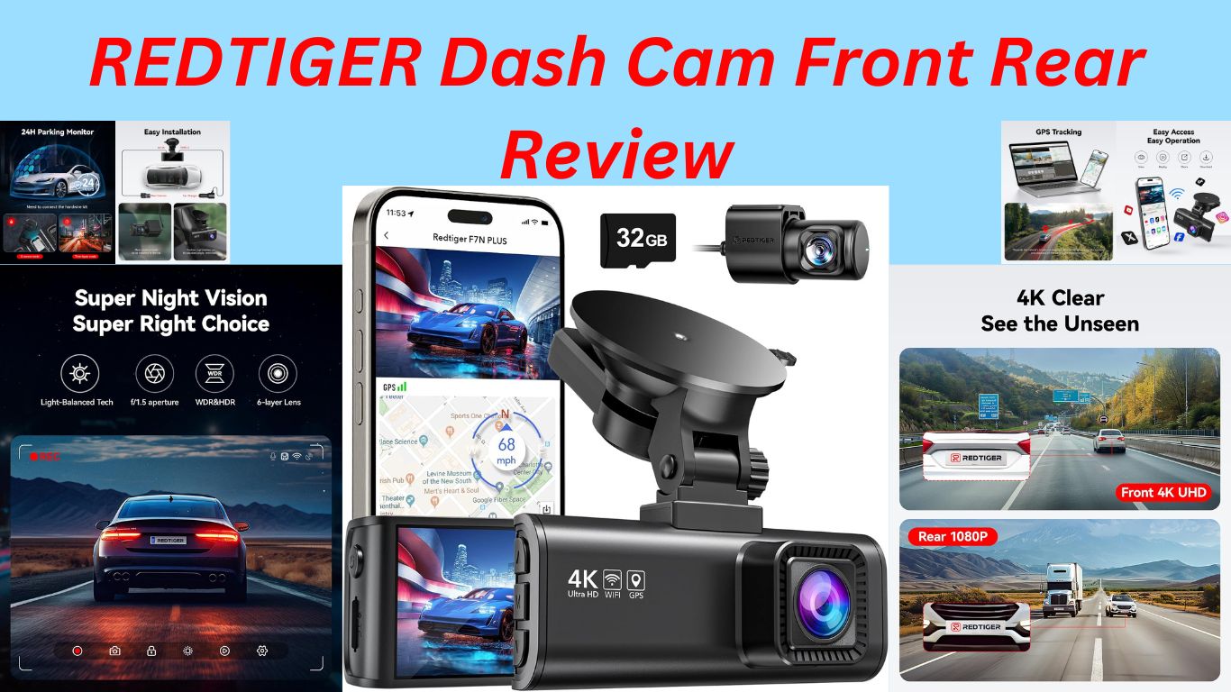 REDTIGER Dash Cam Front Rear Review
