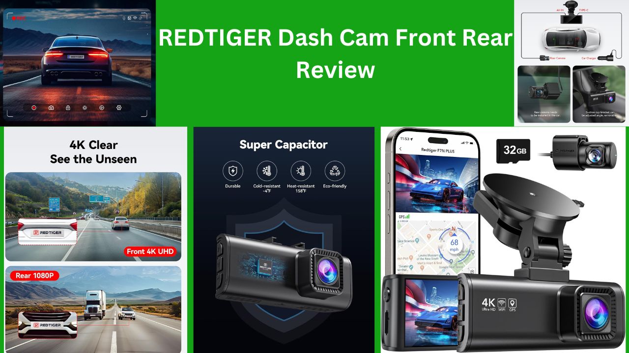 REDTIGER Dash Cam Front Rear Review