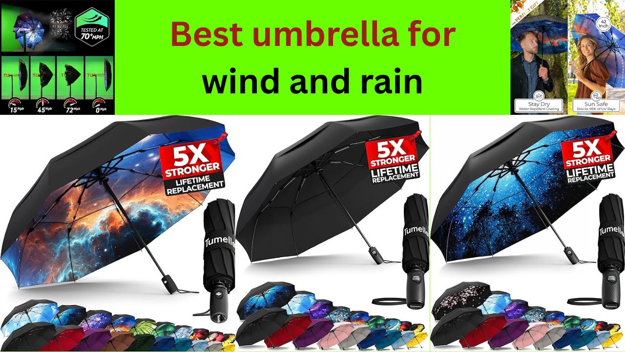 Best umbrella for wind and rain